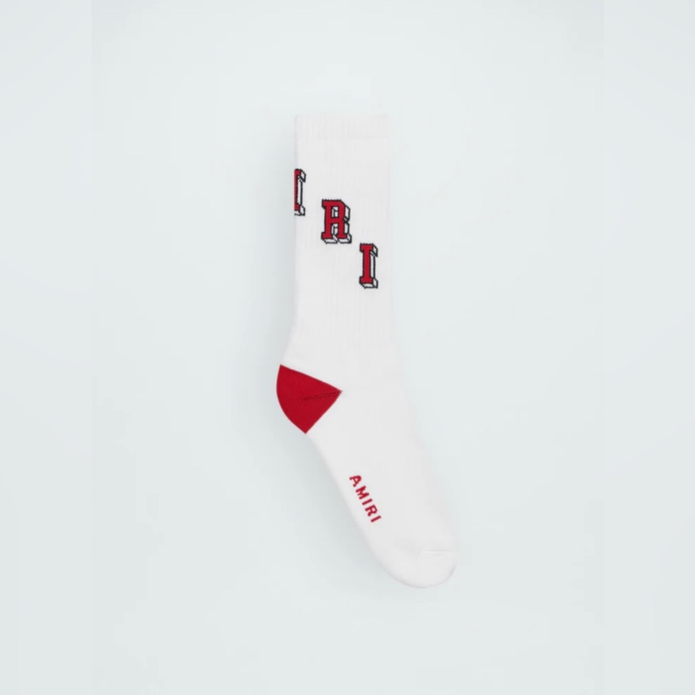 COLLEGIATE AMIRI TUBE SOCK